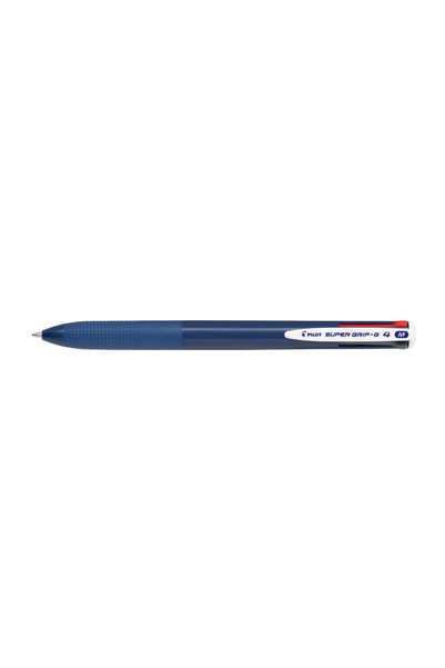 Pilot Στυλό SUPER GRIP G.4 1.0mm ΜΕΣΑΙΑ ΓΡΑΜΜΑΤΟΣΤΙΧΗ ΜΠΛΕ 4 ΧΡΩΜΑΤΩΝ