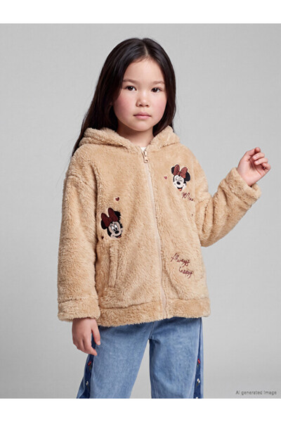LC Waikiki Esvab • Modern & Distinctive Cute Mouse Embroidered Girls' Plush Z...