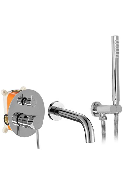 Rea Robinet Pentru Cadă Încastrat Lungo + Box Crom 16X16X16Cm