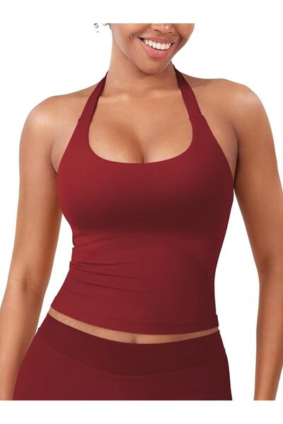 GENERAL YEOREO SoftHue Women's Impact Halter Tank Top