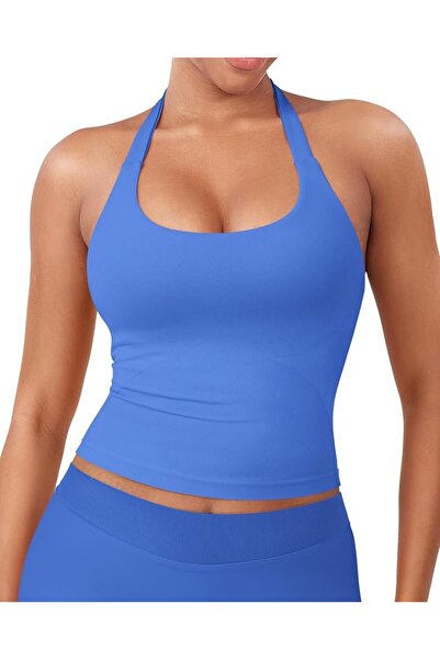 GENERAL YEOREO SoftHue Women's Impact Halter Tank Top