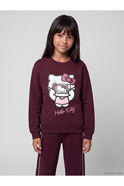 LC Waikiki Esvab • Modern & Distinctive Hello Kitty Printed Thick Sweatshirt ...