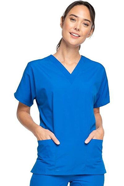 Cherokee WW Originals Womens Scrub Tops V-Neck Dolman Sleeve 3 Pockets