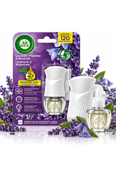 Air Wick Odorizant de cameră electric, Difuzor de parfum cu rezervă, aromă de...