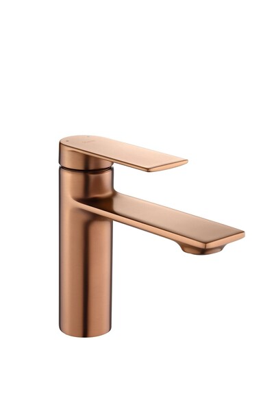 Rea Robinet Pentru Lavoar Storm Low Cupru Periat 14,2X4,2X15Cm