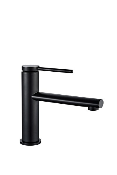 Rea Robinet Pentru Lavoar Oval Low Negru 18X5X18Cm