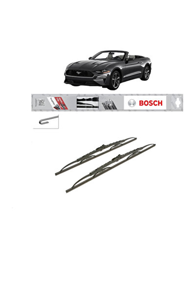 Bosch Σετ 2 υαλοκαθαριστήρων FORD USA MUSTANG Κάμπριο από το 2005-2010, Κλασι...