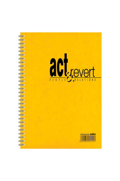SALKO Σπιράλ Τετράδιο Μπλοκ ACT & REVERT