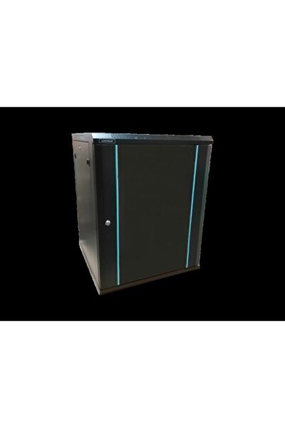 Dateup Ρακ 12U 600x450, αποσυναρμολογούμενο, επιτοίχιο, γυάλινη πόρτα