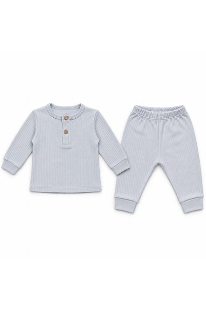 FYB Baby 2-Piece Set Tiny Stripe 100% Cotton Interlock