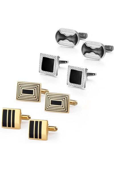 Generic Men's Cufflinks of Unique Shape are Suitable for Daily and Important ...