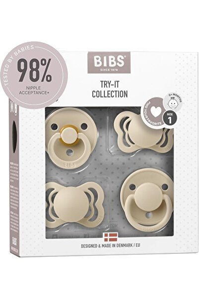 Bibs Liberty Pacifier | 2 Colour Natural Rubber Latex Soothers | Size 1 (0-6 ...