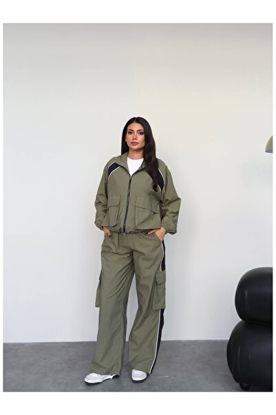 ESRAHELVACI Hooded Parachute Tracksuit Set