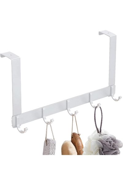 Generic Over Door Hook Door Hanger 5-Hook Over the door hangers Heavy Duty St...