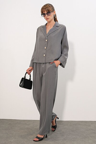 Hiccup Bdart Viscose Nylon Two-Piece Suit