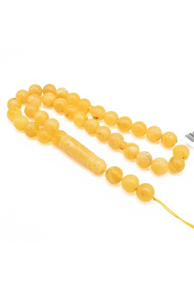 Generic Brand Kaliningrad Manmash Amber Rosary Prayer Beads – 36 Beads, 10.5m...