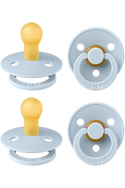 Bibs Liberty Pacifier | 2 Colour Natural Rubber Latex Soothers | Size 1 (0-6 ...