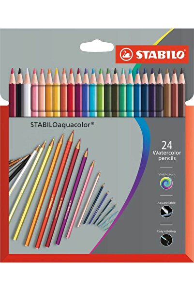 Stabilo AQUACOLOR ΜΟΛΥΒΙΑ ΑΚουαρέλας 24 ΤΕΜ.
