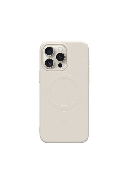Cellara Capac Protectie Spate Tpu Soft Magsafe Pentru Iphone 15 Pro Max - Bej