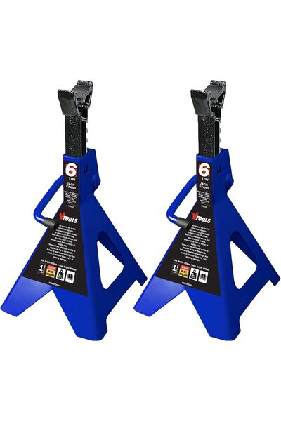 Generic 6 Ton Adjustable Car Jack Stands, 2 Piece Set, VT2112
