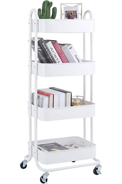 Generic 3-Tier Metal Mesh Utility Rolling Cart Storage Organization Cart with...