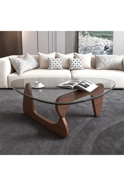 Generic Modern Glass Coffee Table for Living Room, Small mid Century Coffee Table, Stylish Coffee Tables, Su