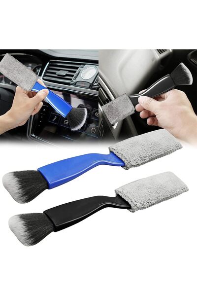 Generic Double Head Car Cleaning Brush Portable Interior Detailing Dust Brush...