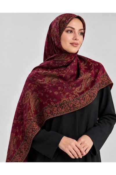 laviyonsa Cashmere serisi premium dokuma kaşmir omuz şalı %100 wool