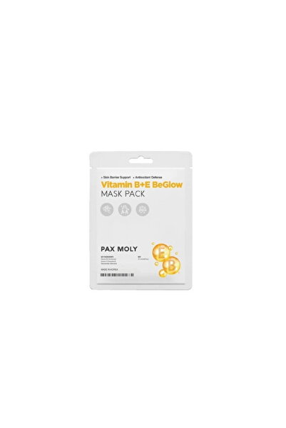 Pax Moly PaxMoly, Be Glow, Vitamina B+E, Iluminare și Luminozitate, Mască tip...