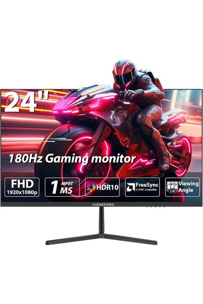 Generic 24 inch Gaming Monitor, 180Hz, 1ms, FHD 1080P FastIPS Display, 120% s...