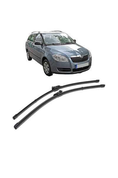 VALEO Set of car wipers SKODA FABIA II Combi (545) 2007-2014, for windshield,...