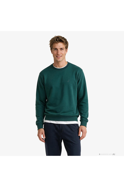 Nautica Erkek Yeşil Sweatshirt