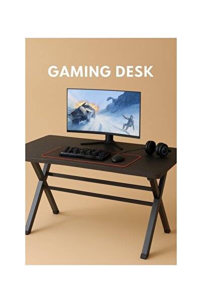 Generic Brand Γραφείο GAMING με μεταλλικά πόδια 120x60x76