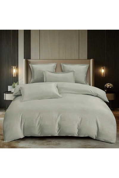 decorami Λευκά είδη HoReCa, Διπλό κρεβάτι, Δαμασκηνό Finetat Deluxe, 6 τεμάχι...