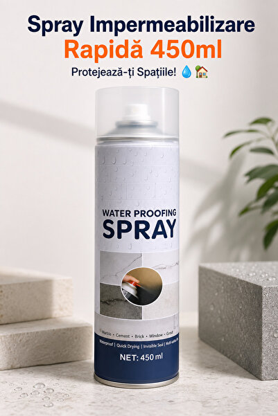 DeaL Macvi ®   450ml Spray etanșant transparent pentru impermeabilizare rapidă