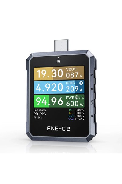FNIRSI FNB-C2 240W USB-C PD 3.1 Hızlı Şarj Test Cihazı