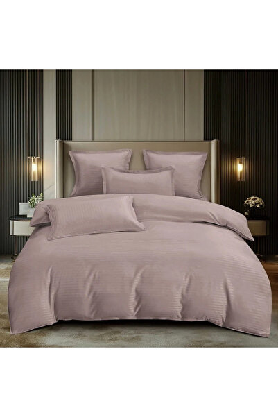 decorami Λευκά είδη HoReCa, Διπλό κρεβάτι, Πολυτελές Finetat Δαμασκηνό με ελα...