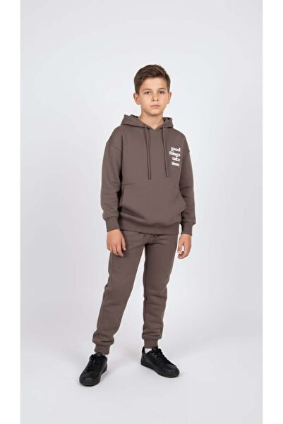 unbranded Boys' Hoodie Set - 8 - Dark Lead
