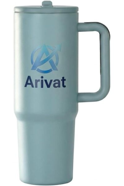 GENERAL Arivat : تمبلر، مطارة، زمزمية، 40 اونصة، 1200 مل ، كوب حراري ستانلس س...