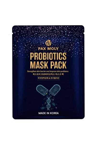Pax Moly PaxMoly, Probiotice, Hidratant și Nutritiv, Mască tip șervețel, Față...