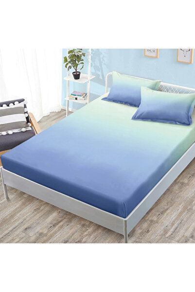 decorami Stretchy sheet, FINET, 180x200cm, 2 pillowcases 50x70cm, Baby blue, ...