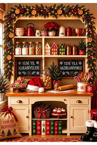 PROMISEBACKDROP2 Πολύχρωμο ύφασμα δραστηριότητας με θέμα την Πρωτοχρονιά για ...