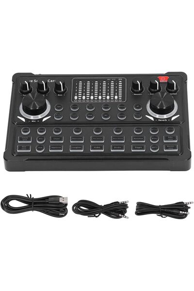 Generic M3 Live Sound Card Dual Channel Audio Mixer Live Streaming Voice Chan...