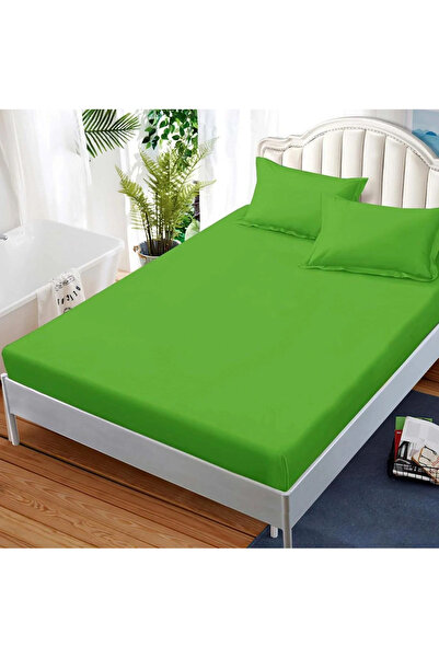 decorami Stretchy sheet, FINET, 180x200cm, 2 pillowcases 50x70cm, Deep green