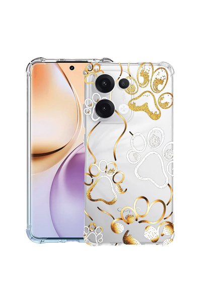 bestcase Husă Antișoc pentru OPPO Reno15 F / Reno15 FS, cu amprente de lăbuțe...