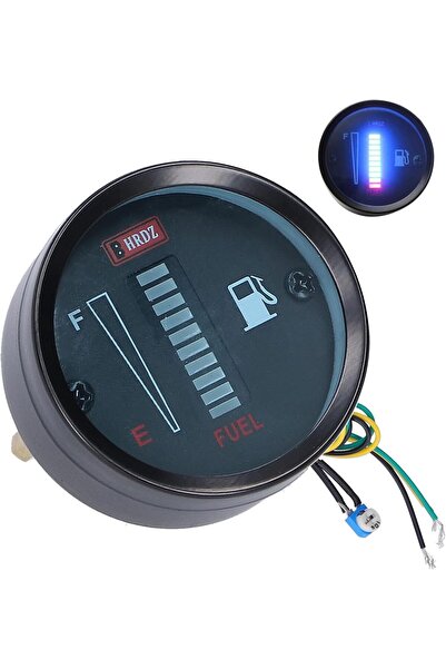 Generic مقياس وقود LED، مقياس مستوى الوقود LED أزرق، مقاومة قابلة للتعديل، وح...