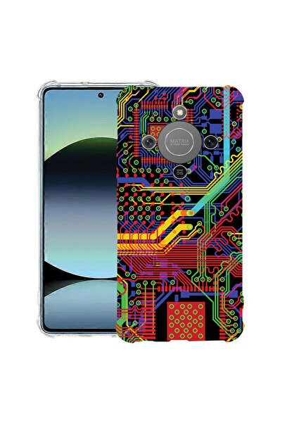 bestcase Αντικραδασμική Θήκη για Honor Magic8 Lite / X70, Σχέδιο Πλακέτας Κυκ...