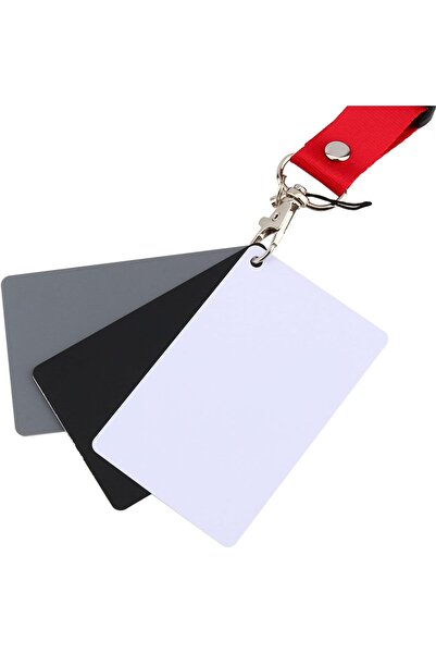 Generic White Balance Card, Grey Card Photography, 3 in 1 18% Digital Photogr...