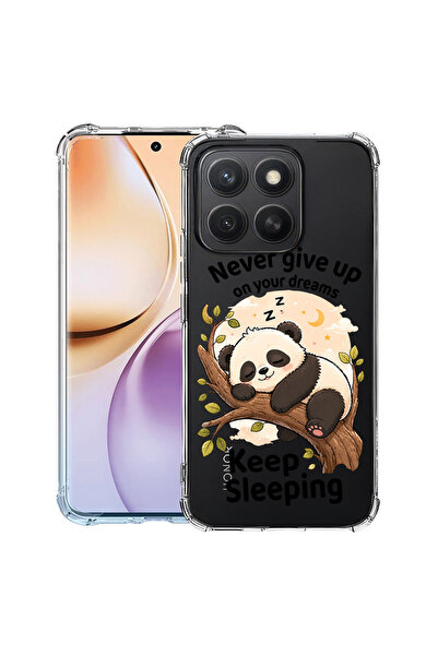 bestcase Противоударен калъф за Honor 400 Smart / X7d, Панда  "Никога не се п...