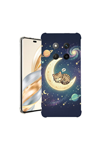 bestcase Husă Anti Shock Case For Honor Magic7 Lite, Cat sleep on moon, 19263...